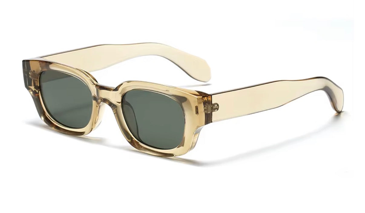 Zarfati Transparent Rectangle Sunglasses
