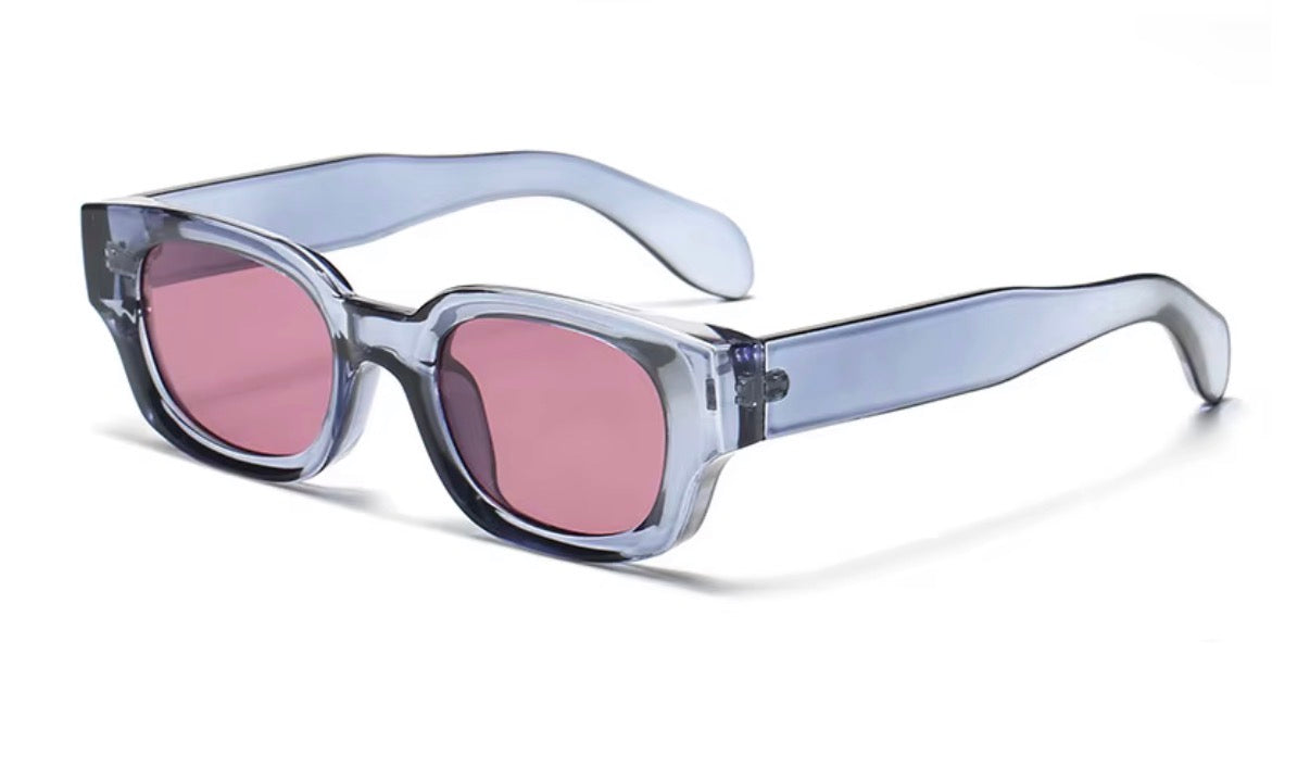 Zarfati Transparent Rectangle Sunglasses