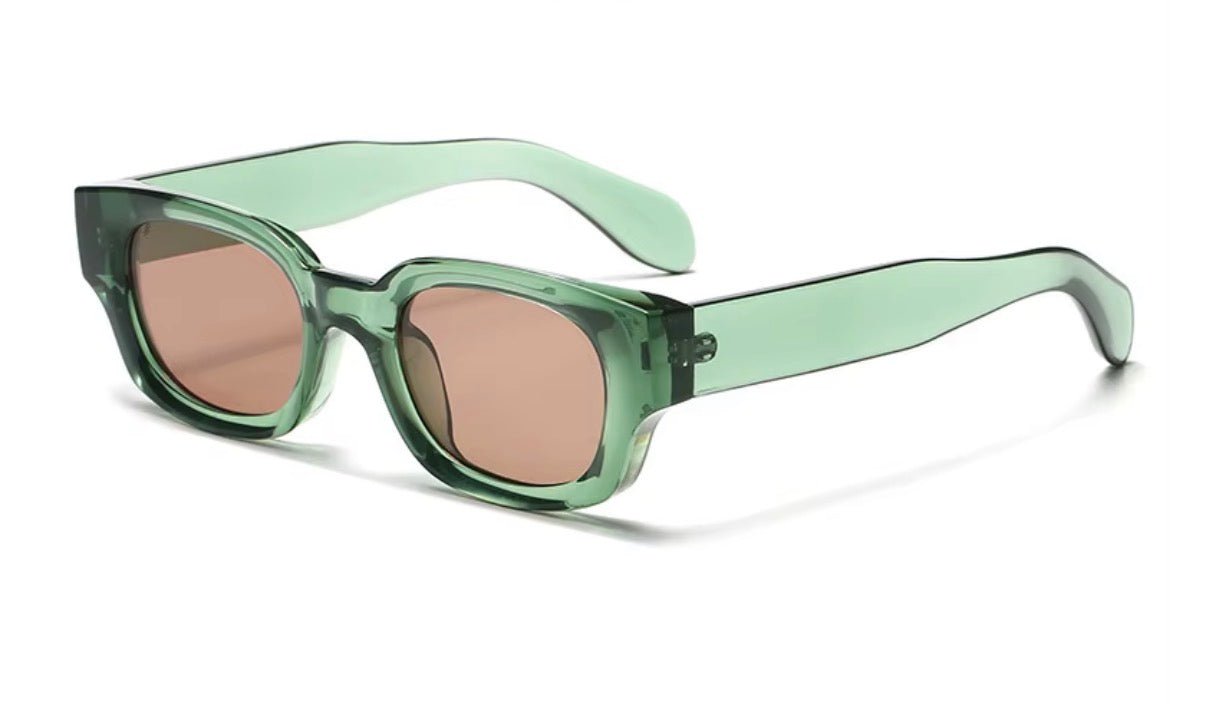 Zarfati Transparent Rectangle Sunglasses